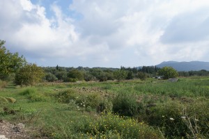 Umgebung Lake Korisson, Korfu, Griechenland