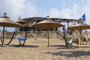 Am Strand von Issos, Korfu, Griechenland nahe der Korfu Luxusvilla Villa Maria, Chalikounas, KorfuCorfu.de